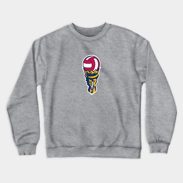 Logo Torch Crewneck Sweatshirt by metro volleyball events